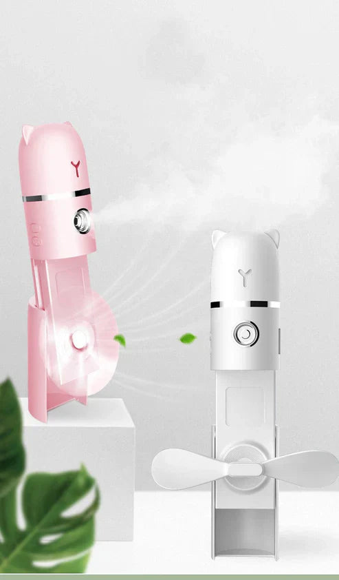 مروحة رش صغيرة قابلة لإعادة الشحن عبر USB